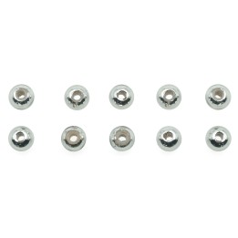 Bola 3 mm de plastico para collar pulsera y aretes