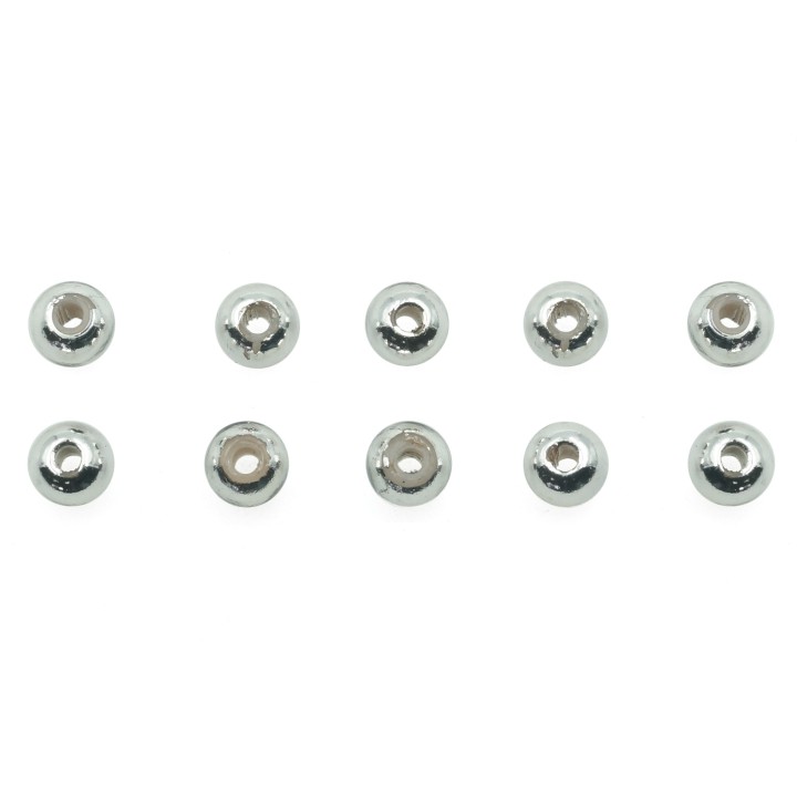 Bola 3 mm de plastico para collar pulsera y aretes