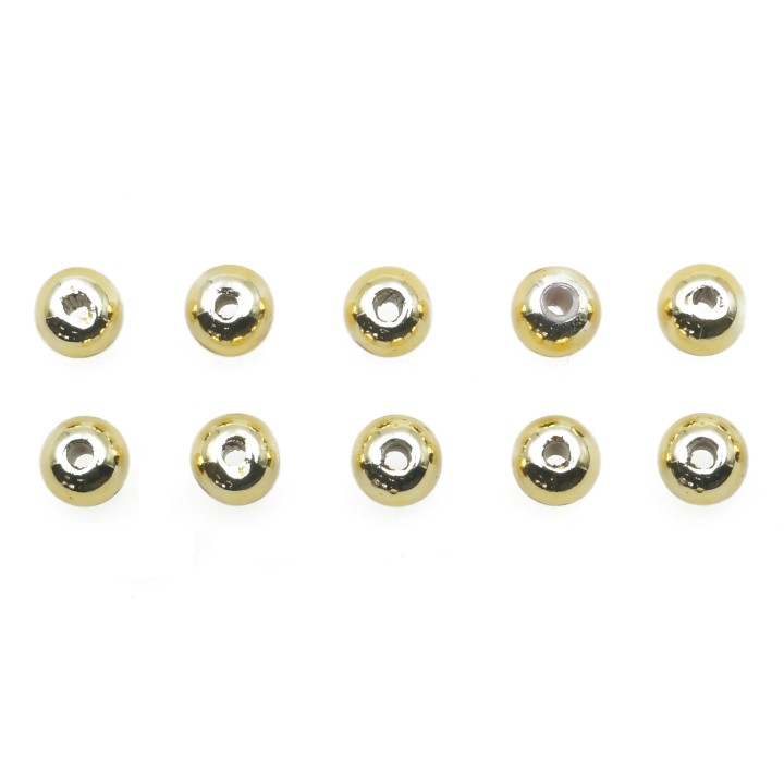 Bola 3 mm de plastico para collar pulsera y aretes