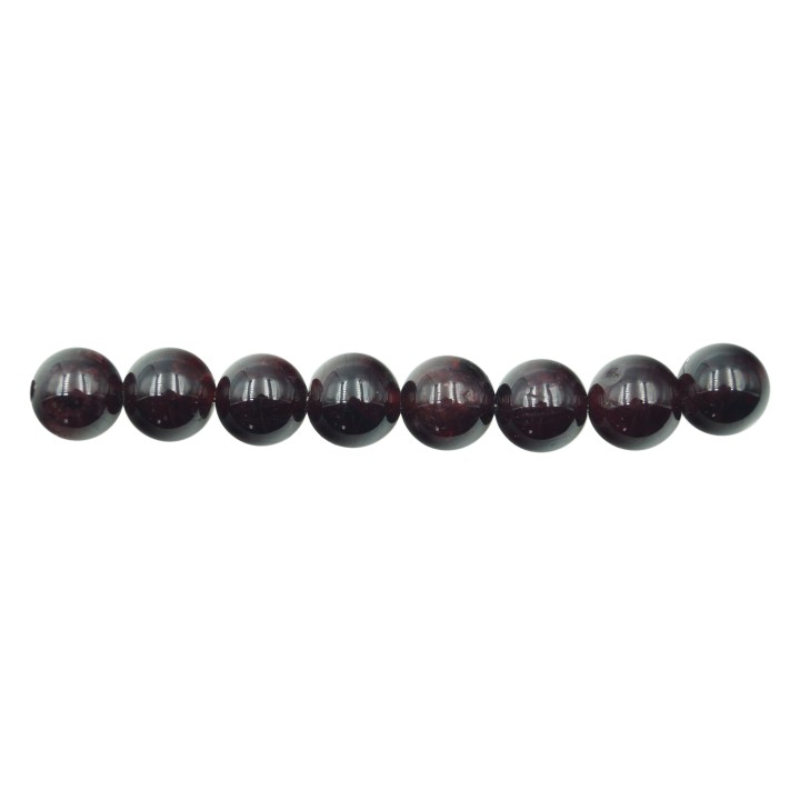 Piedra Natural 6mm Bola Granate