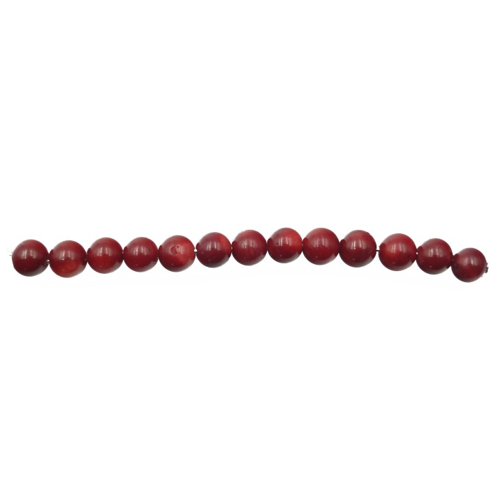 Piedra Natural 5mm Bola Coral