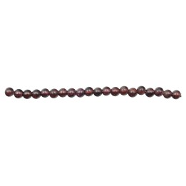 Piedra Natural 3mm Bola Granate