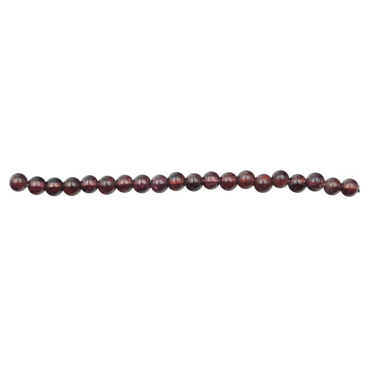 Piedra Natural 3mm Bola Granate