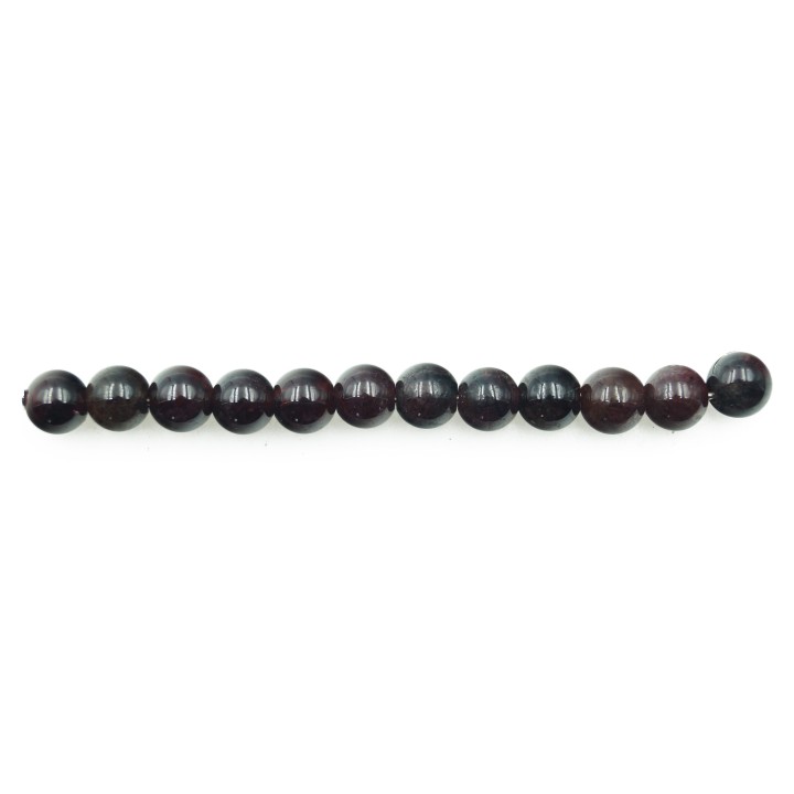 Piedra Natural 5mm Bola Granate