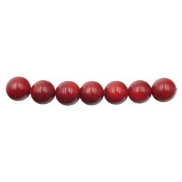 Piedra Natural 10mm Bola Coral