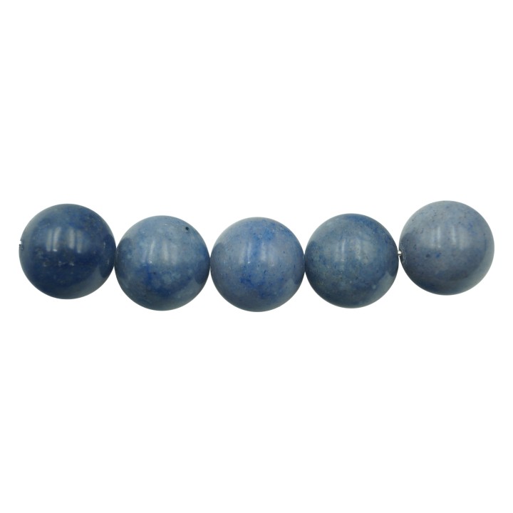 Piedra Natural 12mm Bola Blue Aventurine