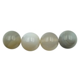 Piedra Natural 14mm Bola Greey Agate
