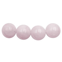 Piedra Natural 14mm Bola Rosa Quartz