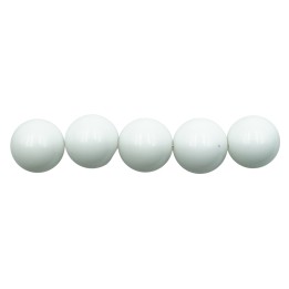 Piedra Natural 12mm Bola Syntetic White Agate