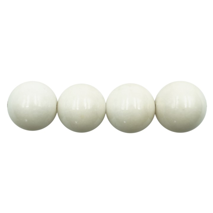 Piedra Natural 14mm Bola White Agate