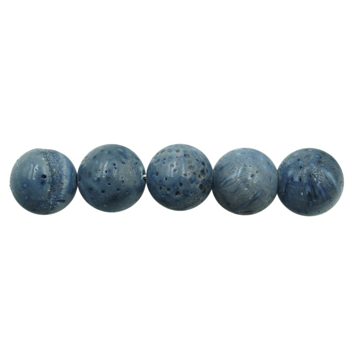 Piedra Natural 12mm Bola Azul Esponja