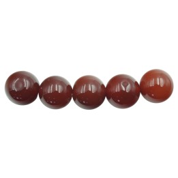 Piedra Natural 12mm Bola Red Agate