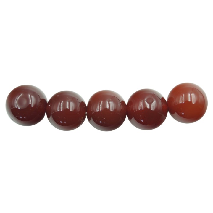 Piedra Natural 12mm Bola Red Agate