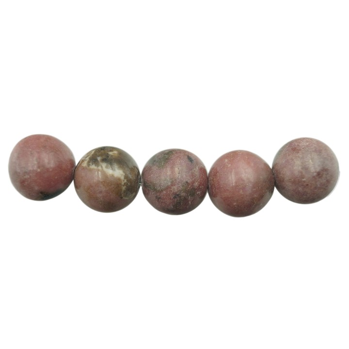 Piedra Natural 12mm Bola Rodonite