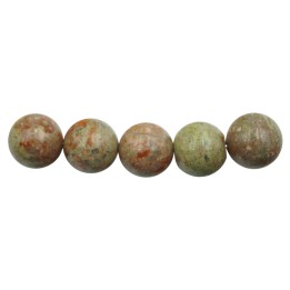 Piedra Natural 12mm Bola Epidot