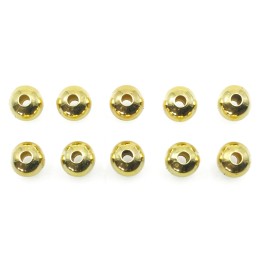 Bola 5 mm de laton para collar pulsera y aretes