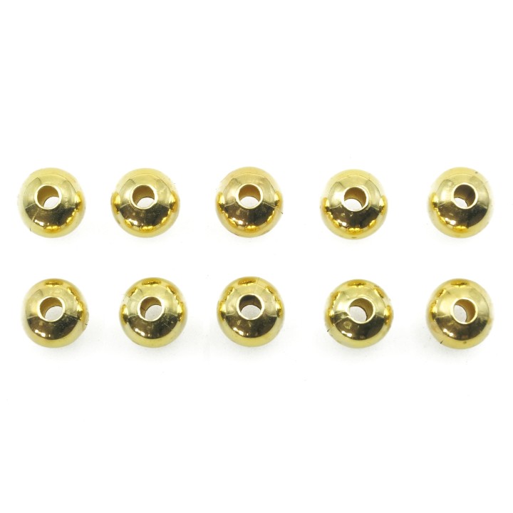 Bola 5 mm de laton para collar pulsera y aretes
