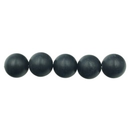 Piedra Natural 12mm Bola Black Stone