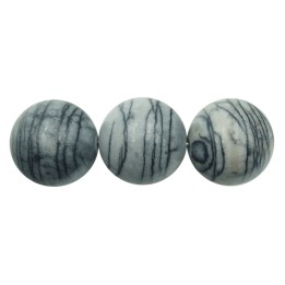 Piedra Natural 16mm Bola Picaso Jasper