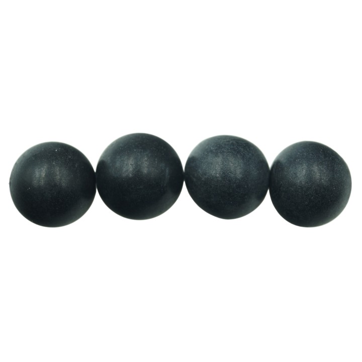 Piedra Natural 14mm Bola Black Stone