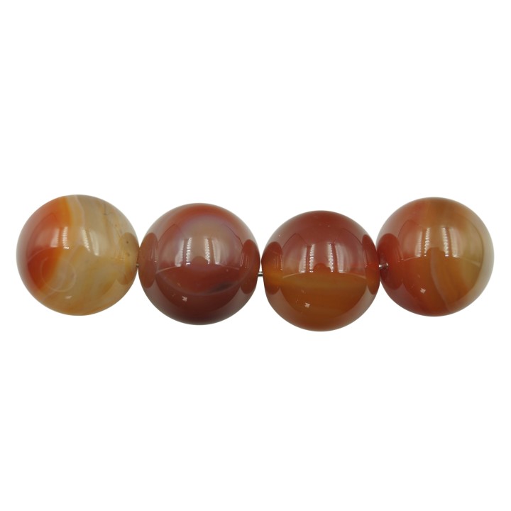 Piedra Natural 16mm Bola Red Line Agate