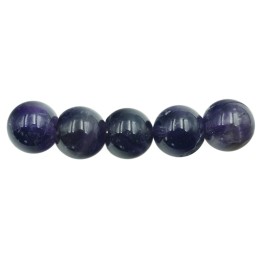 Piedra Natural 12mm Bola Amatista