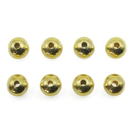 Bola 6 mm de laton para collar pulsera y aretes