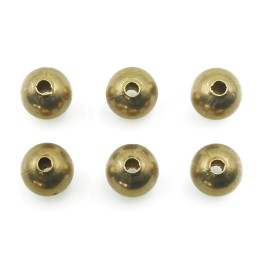 Bola 7 mm de laton para collar pulsera y aretes