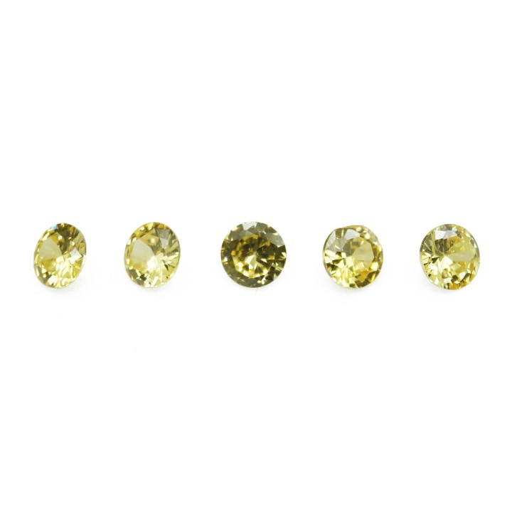 Zirconia de 1.25mm Forma redonda Empaque de 1000pz