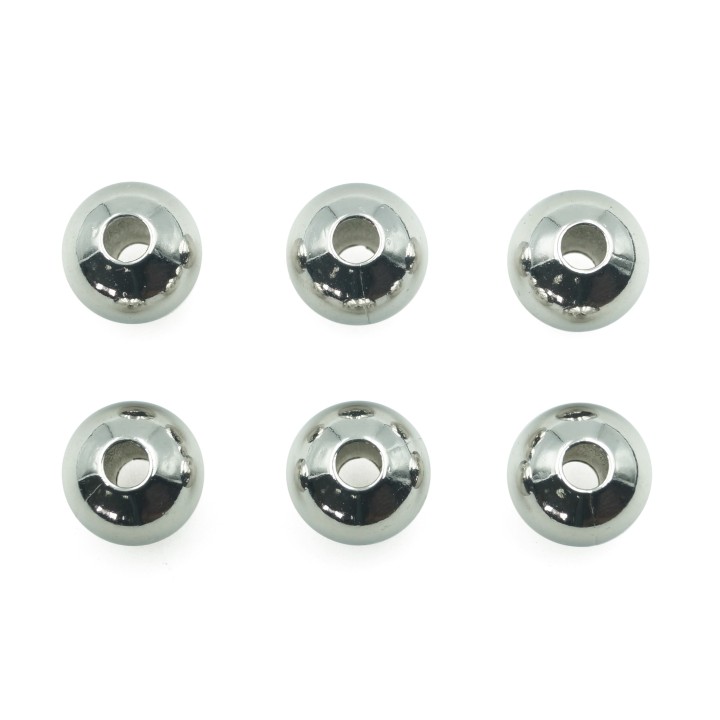Bola 7 mm de laton para collar pulsera y aretes