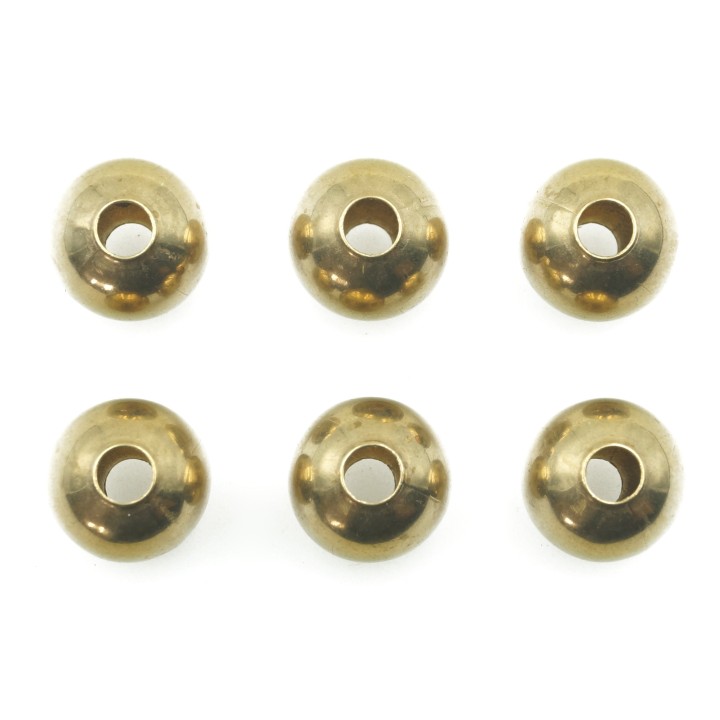 Bola 8 mm de laton para collar pulsera y aretes