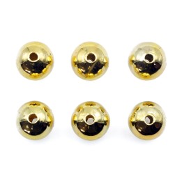 Bola 9 mm de laton para collar pulsera y aretes