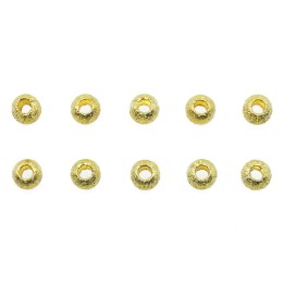 Bola diamantada 3 mm de laton para collar pulsera y aretes