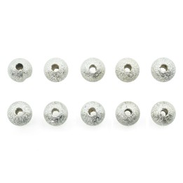 Bola diamantada 4 mm de laton para collar pulsera y aretes