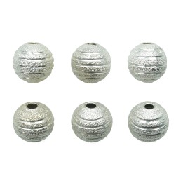 Bola diamantada 8 mm de laton para collar pulsera y aretes