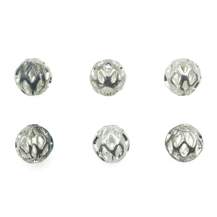 Bola 5 mm de laton para collar pulsera y aretes