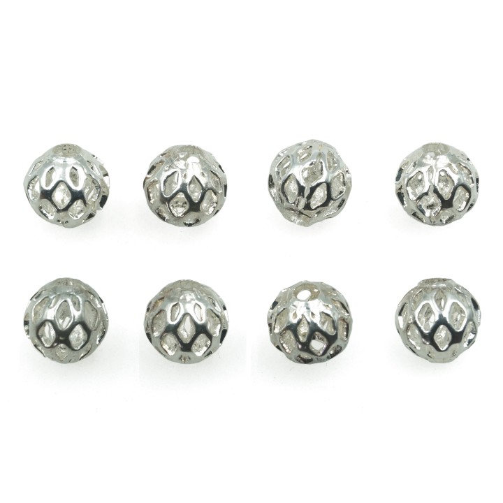 Bola 6 mm de laton para collar pulsera y aretes