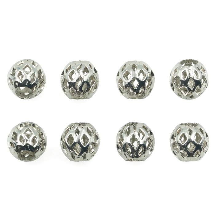 Bola 6 mm de laton para collar pulsera y aretes