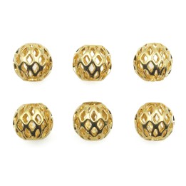 Bola 8 mm de laton para collar pulsera y aretes