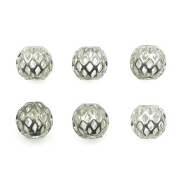 Bola 8 mm de laton para collar pulsera y aretes