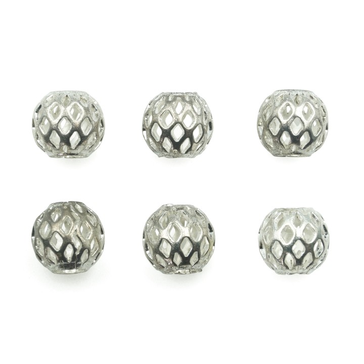 Bola 8 mm de laton para collar pulsera y aretes
