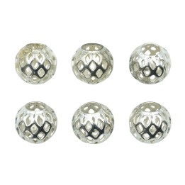 Bola 8 mm de laton para collar pulsera y aretes