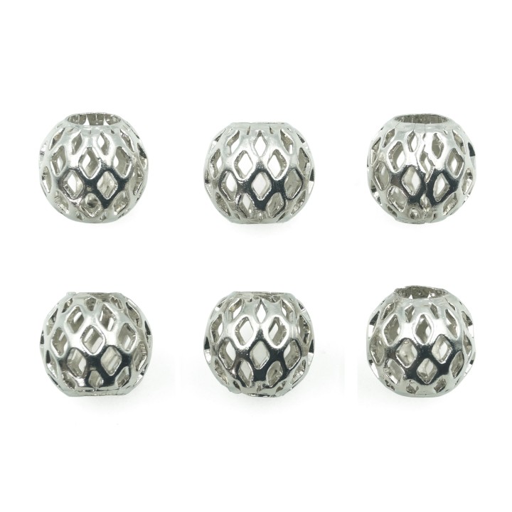Bola 8 mm de laton para collar pulsera y aretes