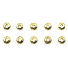 Dona lisa 3x2 mm de laton para collar pulsera y aretes