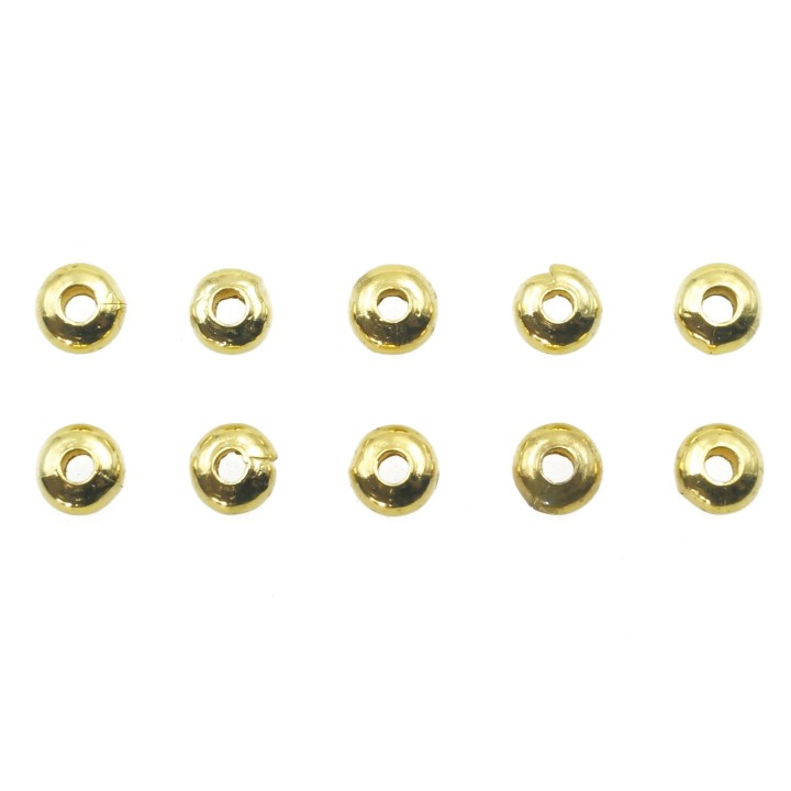 Dona lisa 3x2 mm de laton para collar pulsera y aretes