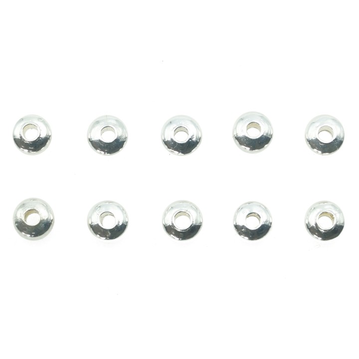 Dona lisa 3x2 mm de laton para collar pulsera y aretes