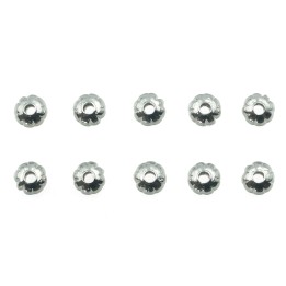Dona rayada 3x2 mm de laton para collar pulsera y aretes