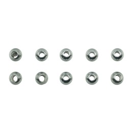Bola 3 mm de acero inoxidable para collar pulsera y aretes
