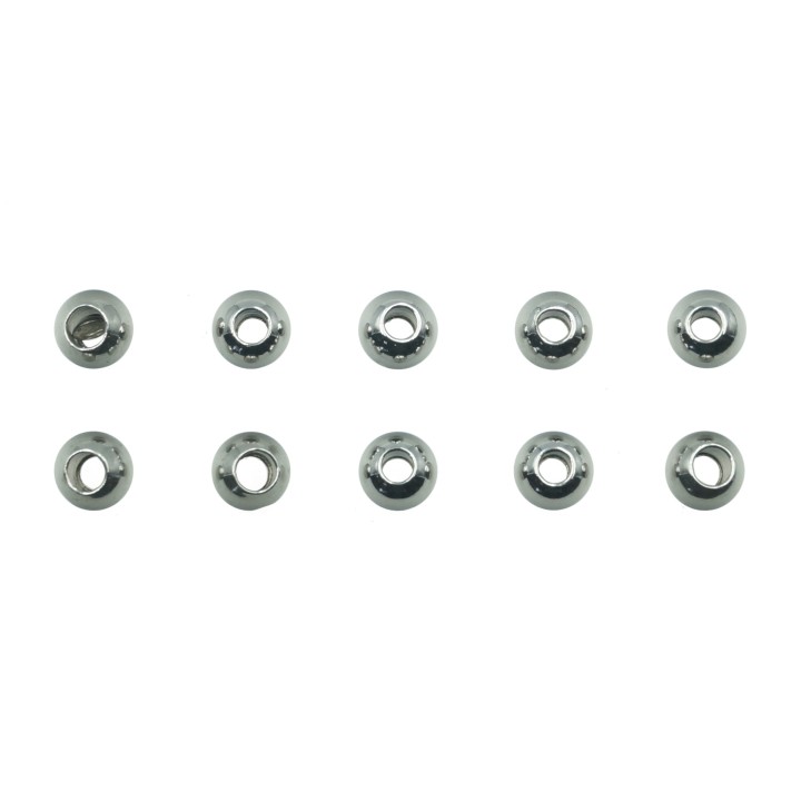 Bola 3 mm de acero inoxidable para collar pulsera y aretes