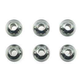 Bola 7 mm de acero inoxidable para collar pulsera y aretes